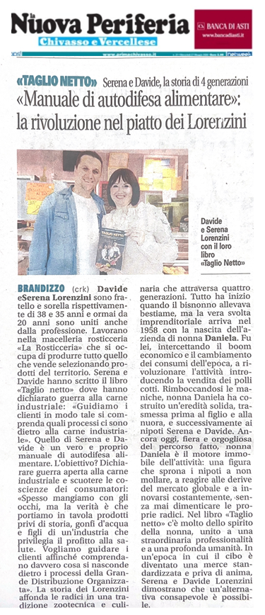 Articolo del giornale Nuova Periferia su Taglio Netto